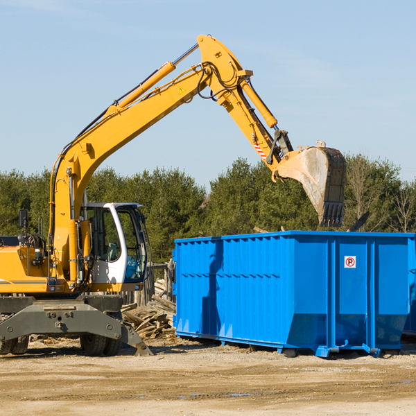 can i choose the location where the residential dumpster will be placed in Paron